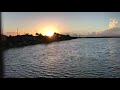 Time lapse sunset view