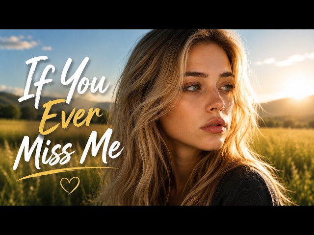 If You Ever Miss Me | I don't need you back. I just hope you remember
