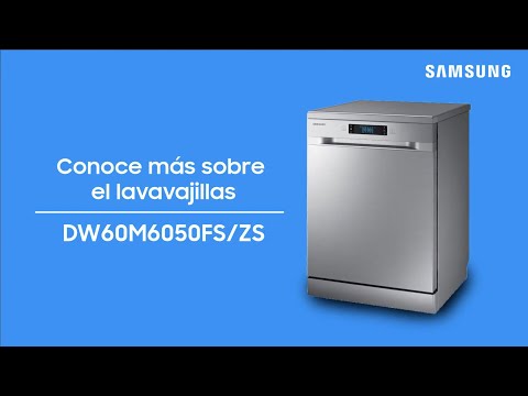 Conoce más sobre el lavavajillas Samsung DW60M6050FS/ZS