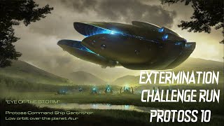 Starcraft 1 - Extermination Challenge Run - Protoss Mission 10 - Eye of the Storm