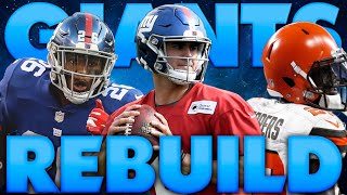 Realistic Rebuild of The New York Giants! Daniels Jones Super Bowl MVP? Madden 19 Franchise