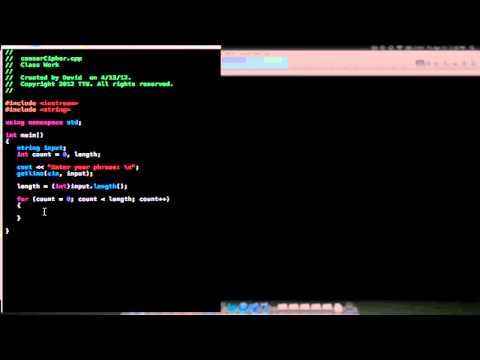 How to make a Caesar cipher in c++