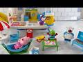 Satisfying Video w/ Unboxing and Review Pororo House Kitchen Playground School Set Toy Collection