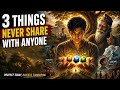 3 Things Never Share With Anyone - l Powerful Life lesson Story @IndeepStories l