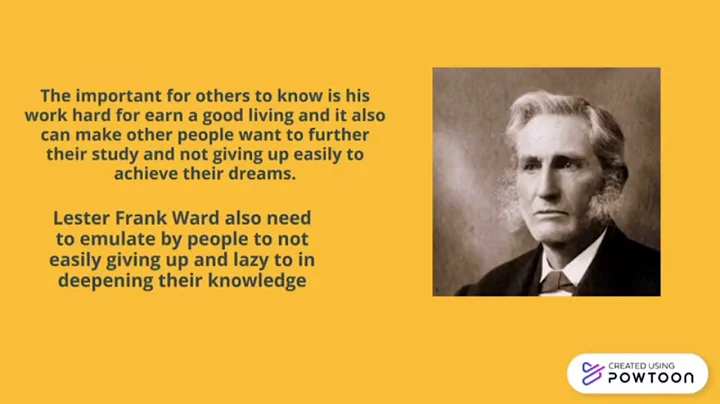 LESTER FRANK WARD Father of Sociology