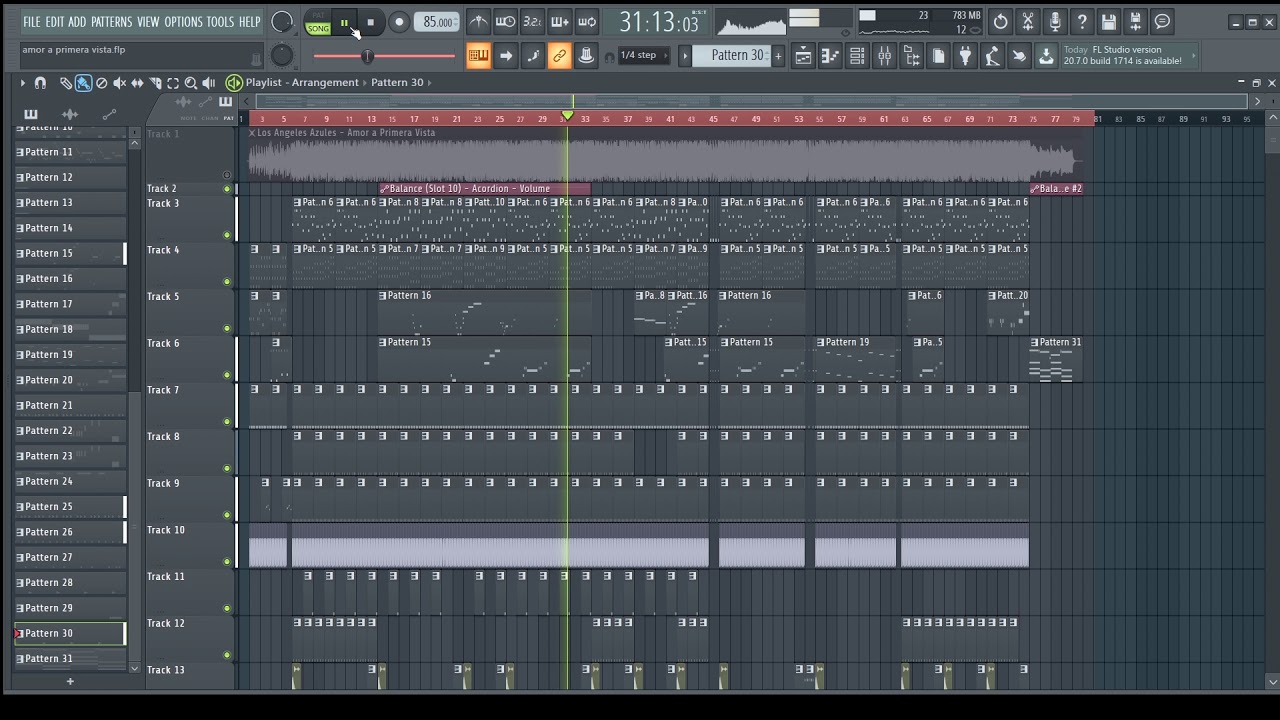 Amor a primera vista - Angeles azules ft Belinda ( Remake Fl studio) Free Flp