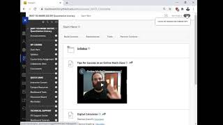 Welcome Video   MAT 143 Spring 2021