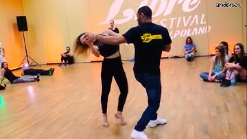 William Teixeira & Joanna - Brazilian zouk R&B urban - dance demo (Zouk Libre Festival 2016)