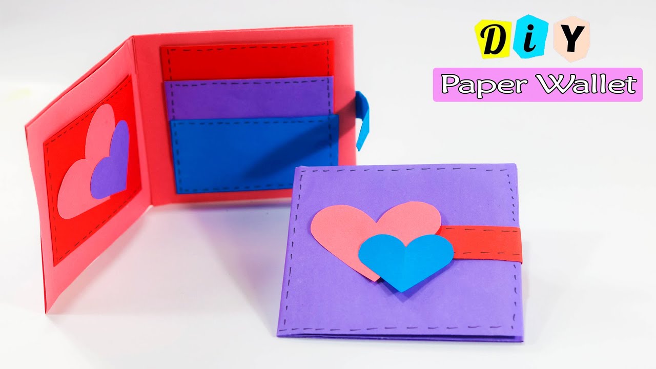 How to make paper wallet Easy Paper Wallet Tutorial Origami Wallet . YouTube