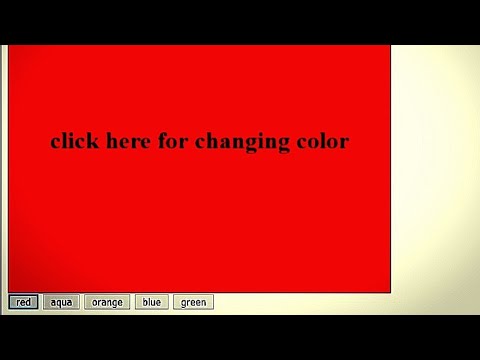 How to change color on html file by using java script