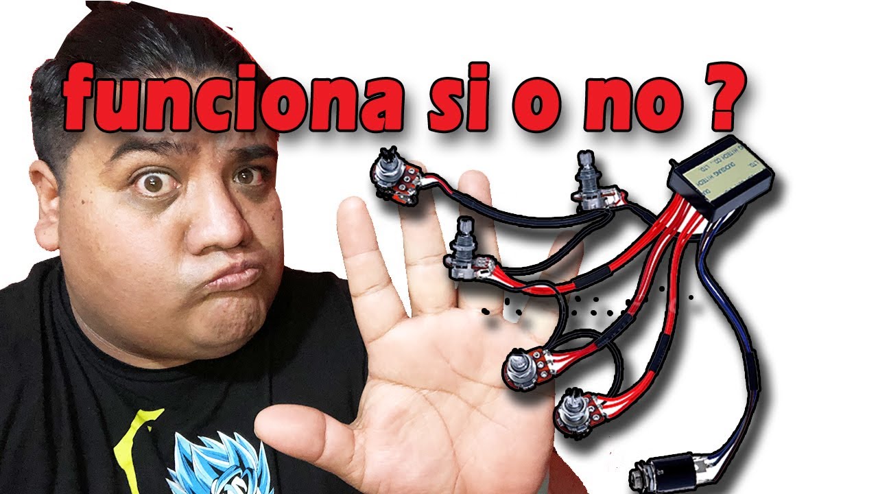 como Instalar circuito activo para bajo o guitarra - YouTube