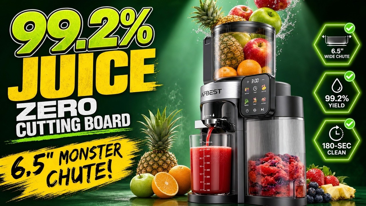 AFBEST Cold Press Juicer Machine Review