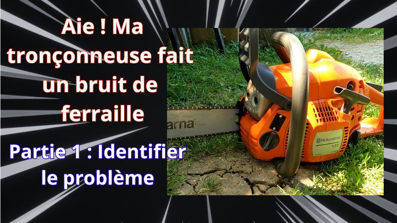 Aie ! Ma tronçonneuse fait un bruit de ferraille (partie 1) - YouTube