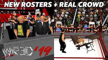 WR3D 2K19 by HHH- New rosters and real 3D crowd