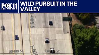 Wild pursuit across the San Fernando Valley @Foxla
