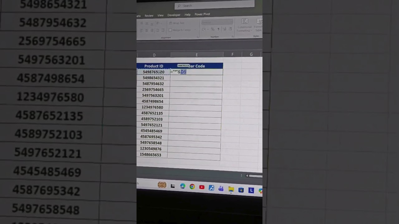 Barcode Kaise Banaye Excel Me | Automatic Barcode Generator Sheet 