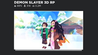 Playing Roblox Demon Slayer 3D RP for the First Time (gone wrong lmao)