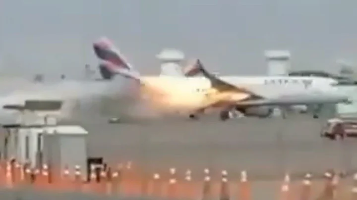 Runway collision with an (Latam Flight 2213) A320 and a firetruck
