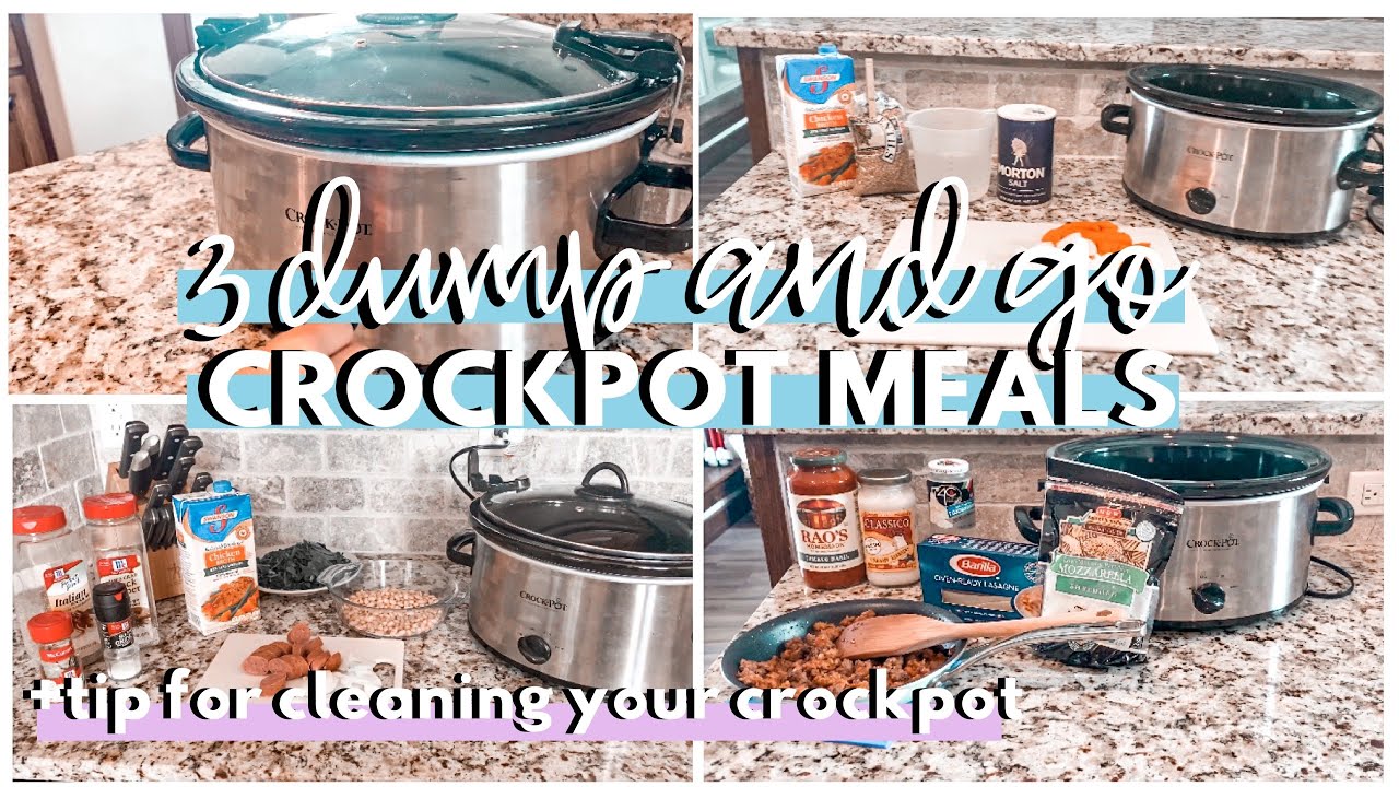 DUMP & GO CROCK POT MEALS QUICK, EASY & DELICIOUS CROCK POT RECIPES YouTube