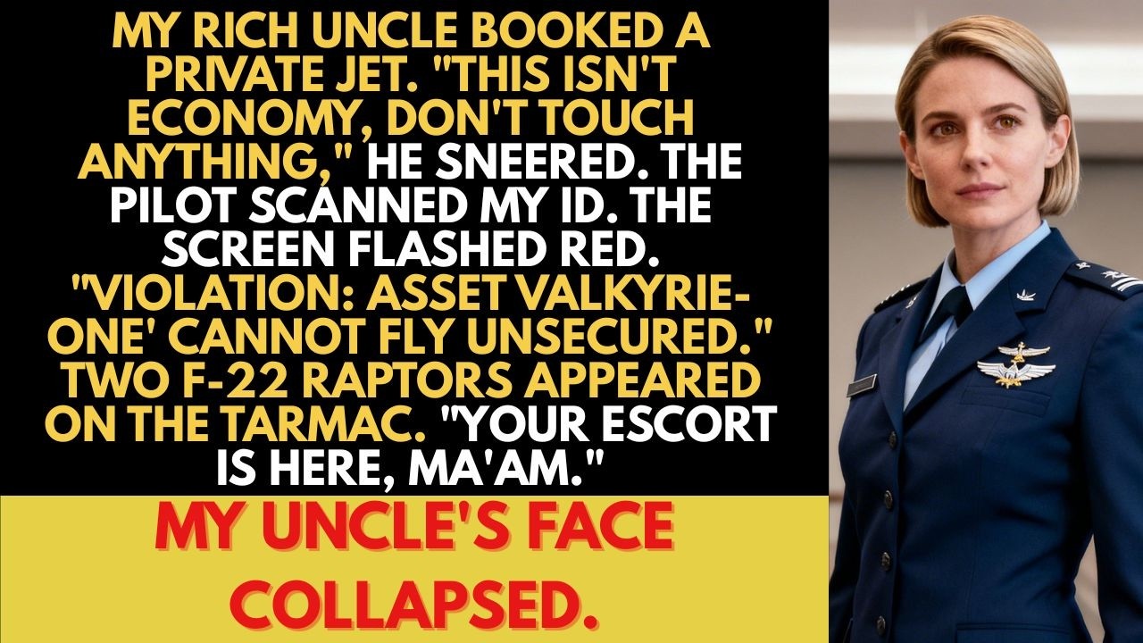 My Rich Uncle Mocked Me On His Private Jet—Then Two F 22 Raptors Arrived To Escort Me…