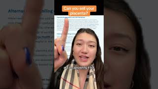 Can you sell your placenta?