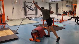 Landmine Push Press Unilateral