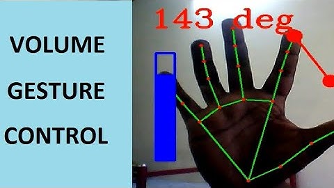 Volume control using hand gesture #python #opencv #mediapipe #aiproject