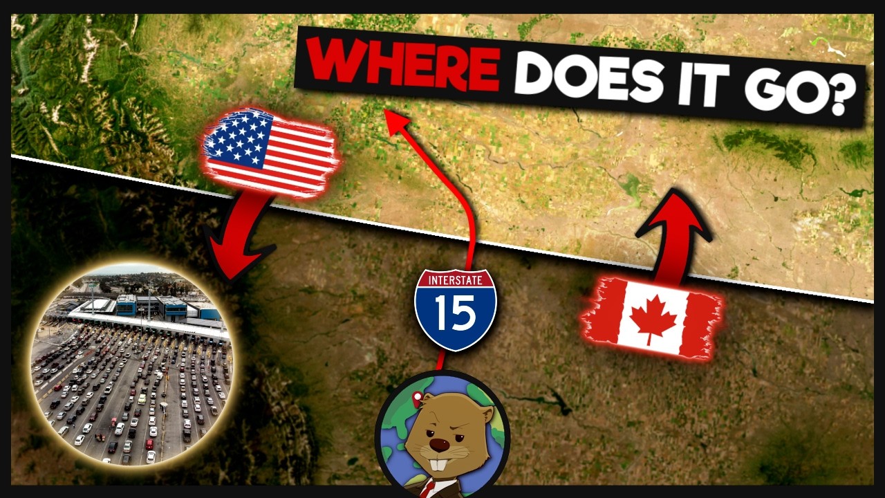 Where Do US Interstates Go When They Leave America?