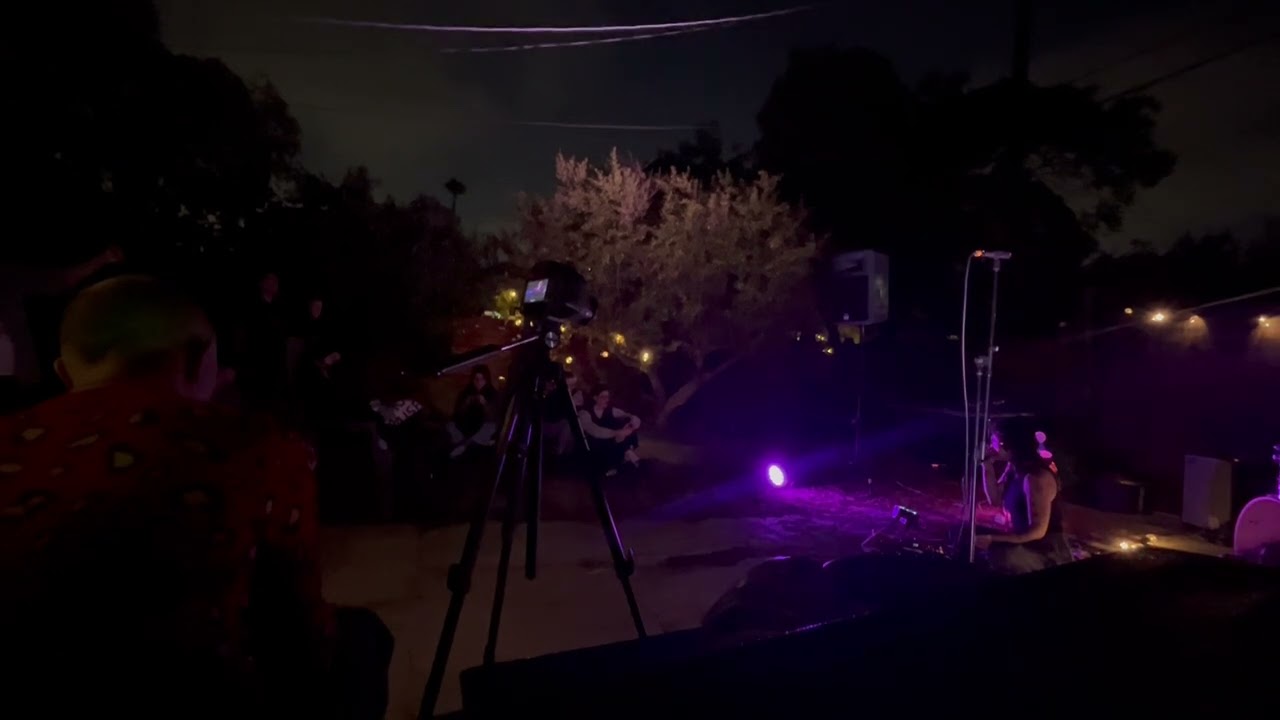 Klurax - August 17, 2025 playing a show in a yard