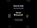 Data de hoje 📅03 de abril de 2026 📅 Dia do Atuário #datadehoje #diacomemorativo #calendario