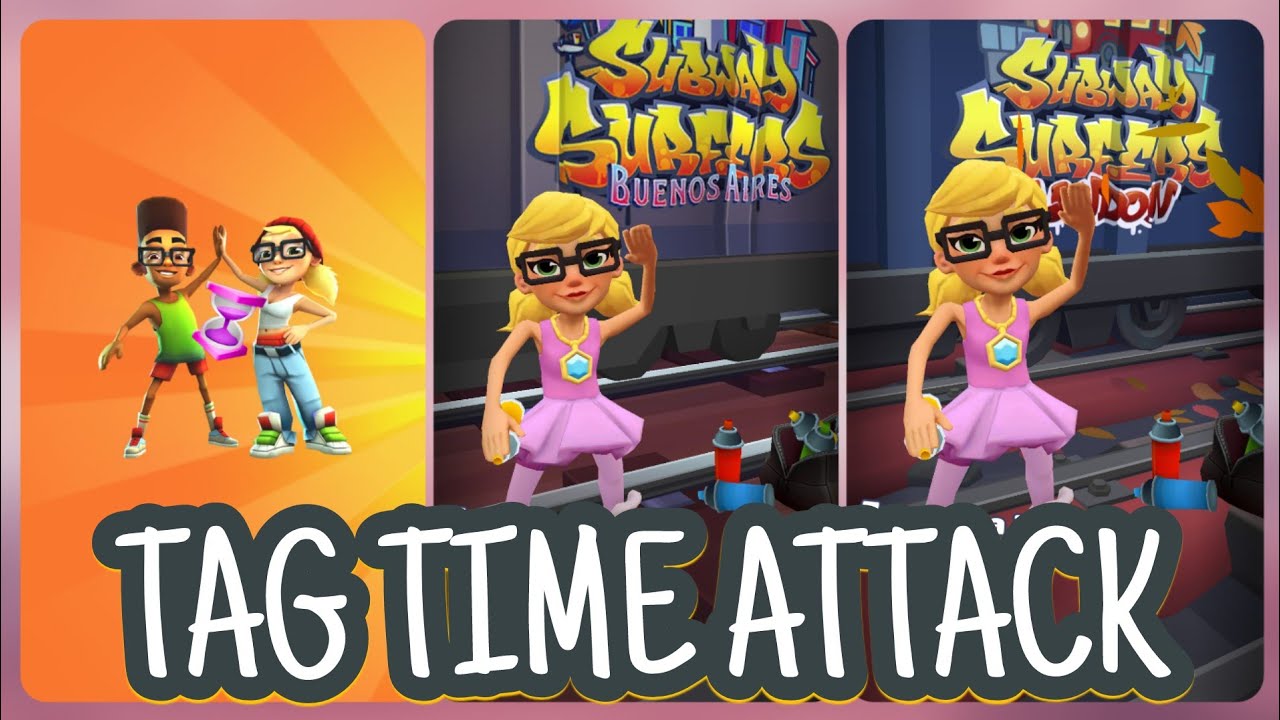LONDON VS BUENOS AIRES: SUBWAY SURFERS TAG TIME ATTACK