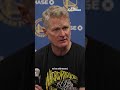 ‘They’re taking kindergarteners’: Warriors coach Steve Kerr on ICE in Minnesota #shorts
