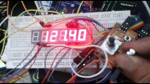 Arduino Encoder Max7219 Link2FS Stack Radios Cockpit simulator Display