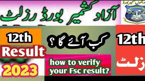 ajk board fsc part 2 result 2023 | mirpur board 2nd year result 2023 | result ajkbise 23 m.s physics