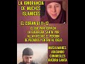 la ignorancia De los Islamicos
