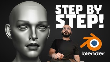 Blender sculpting tutorial - Sculpting a female face in Blender 4.5