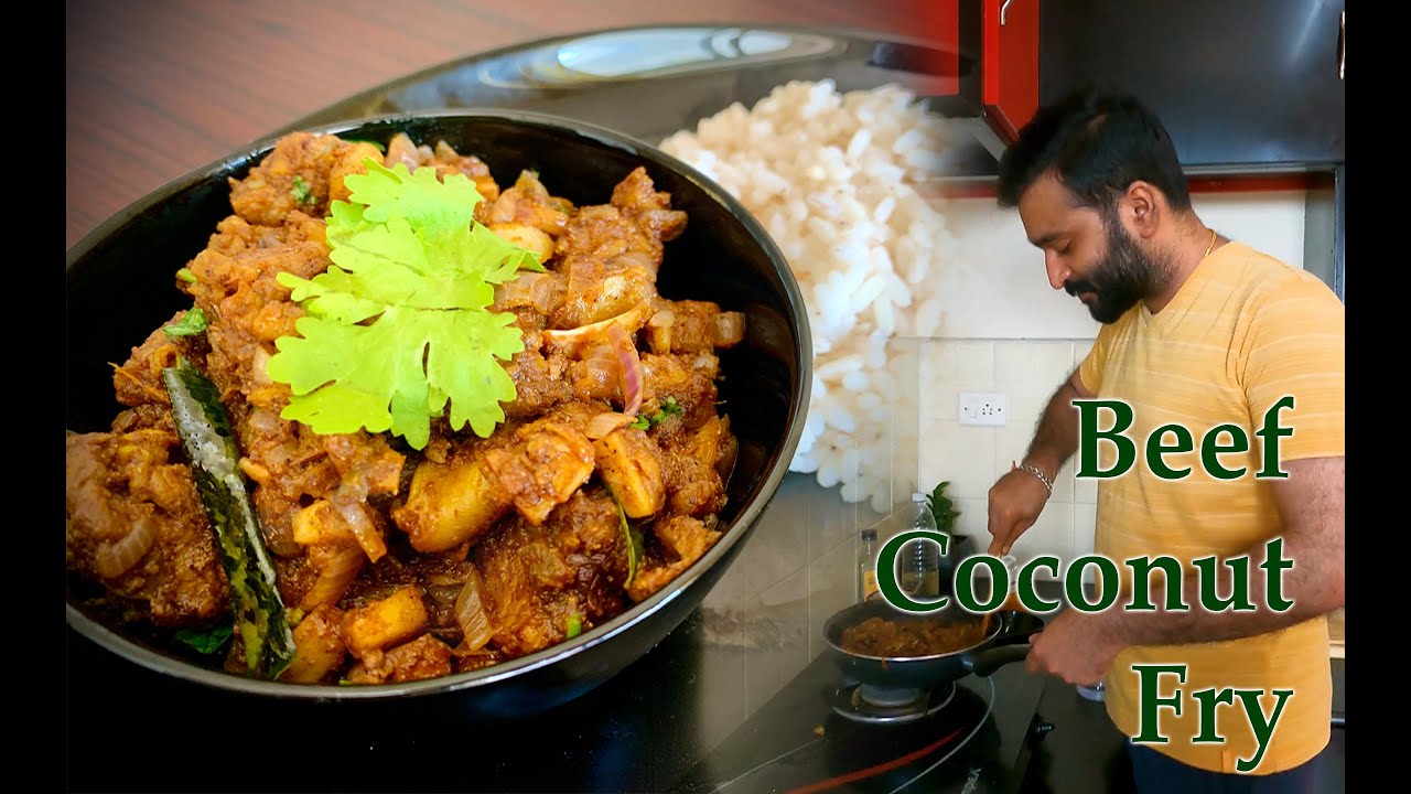 Beef Coconut Fry || Third Vlog || Stebin || Vineesha || Couple Vlog