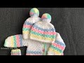 Easy crochet baby hat/ four size crochet hat