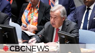 UN secretary general says comments on Hamas attack 'misrepresented'