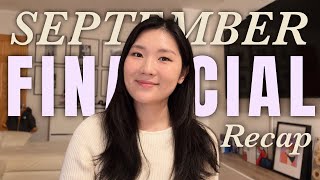 September Financial Recap 💸 How much I Made, Spent, Saved & Invested + Net Worth Update