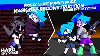 Sky Multiverse Friday Night Funkin Mod Showcase - Mask Off Reconstruction Faker Sky Skyverse