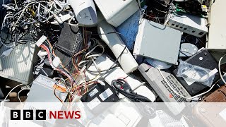 Where do your old mobile phones and TVs go to die? | BBC News