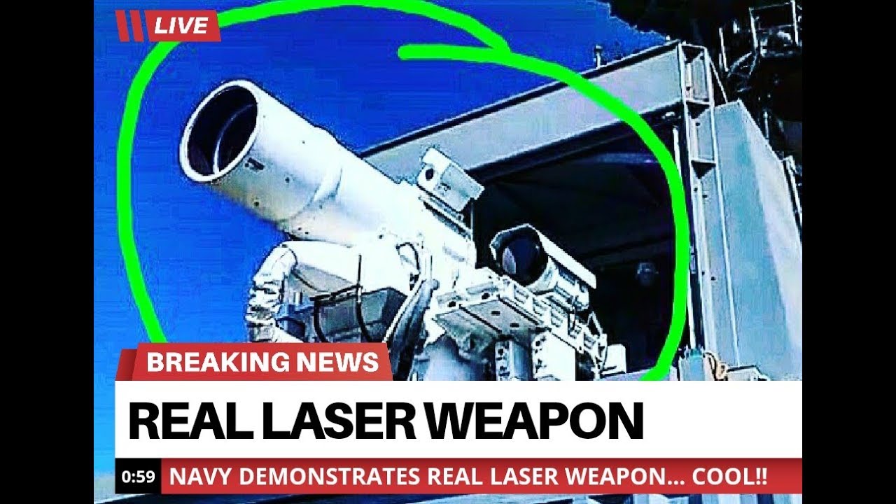 US Navy has REAL LASER WEAPON!! SO COOL!! - YouTube