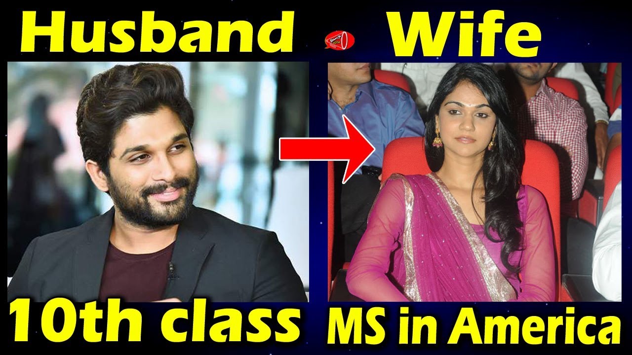 Tollywood Heros Education Comparison with Wives | Telugu Actors and their Wives Qualification
