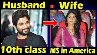 Tollywood Heros Education Comparison With Wives Telugu Actors And Their Wives Qualification
