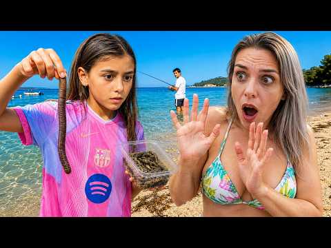 😱 MAMI are FOBIE de RÂME?! Am mers la PESCUIT în Thassos 🇬🇷