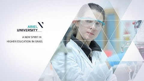 סרט תדמית אוניברסיטת אריאל Ariel University Video