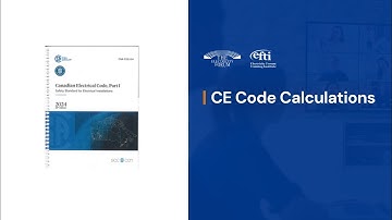 2024 CE Code Calculations – 6-Hour Electrical Training Course for CE Code Part I