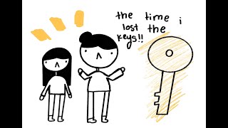 a California animation: i lost the KEYS! by cifi. #procreate #animation