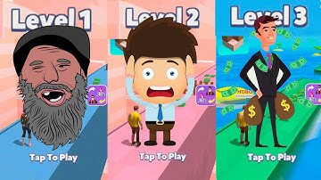 Money Run 3D 💰 Gameplay All Levels Android IOS Levels 1-3